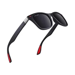 LIZA ANGEL Unisex Black Lens & Black Wayfarer Sunglasses with-picture-20