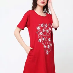 STYLE GRID Women Floral Printed Pockets 1 T-shirt image 4