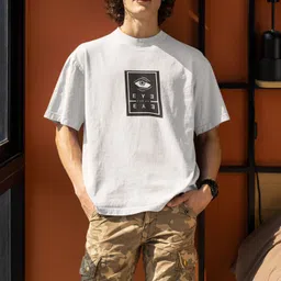 TheBTclub Men Activchill Graphic Printed Round Neck Cotton Oversized T-shirt-picture-57
