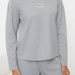 Trendyol Women Printed Night suit image 4