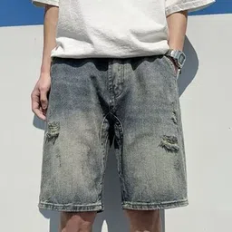 StyleCast x Revolte Men Mid-Rise Denim Shorts-picture-44