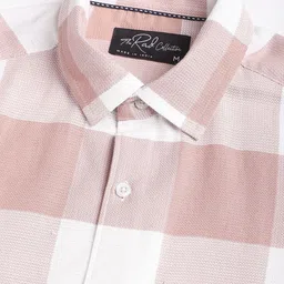 VASTRADO Men Classic Slim Fit Checked Casual Shirt image 3