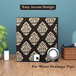 Kuber Industries Brown & Beige Printed Top Load Washing Machine Cover image 3