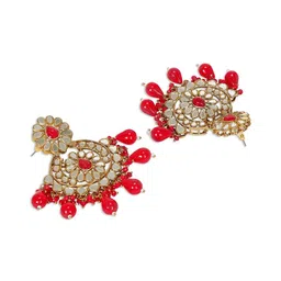 Anouk Gold-Plated Classic Turquoise Chandbalis image 3