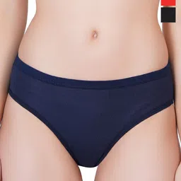 Liigne Pack Of 3 Mid-Rise Basic Briefs VCPC1795-XS-picture-28