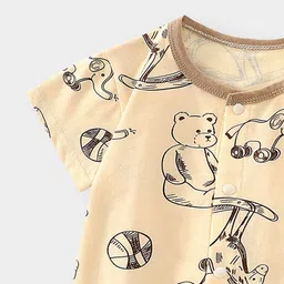StyleCast x Revolte Infant Boys Printed Cotton Rompers image 5