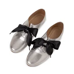 SKO Women Colourblocked Ballerinas with Bows Flats-picture-20