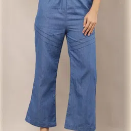 Aasma Creatives Women Mid-Rise Comfort Trousers-picture-33