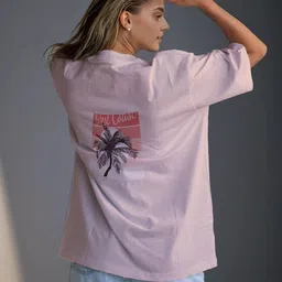 CORSICA Graphic Printed Drop-Shoulder Sleeves Cotton Oversized T-shirt image 5