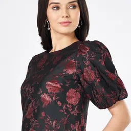 Honey by Pantaloons Women Floral Printed Puff Sleeve Top image 5
