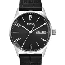Timex Men Brass Dial & Leather Straps Analogue Watch TWEG25507-picture-11