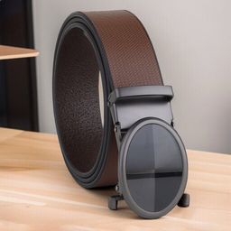 The Roadster Lifestyle Co Men Genuine Leather Formal Belt-picture-0