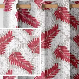 Aura Grey Set of 2 Long Door Curtain-picture-27