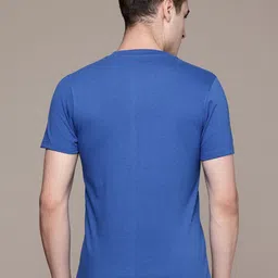 Moda Rapido Men Pack Of 2 Solid Round Neck Regular Fit Cotton T-shirts image 3