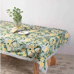 FREEDOM TREE Floral Cotton 8 Seater Table Cover-picture-42
