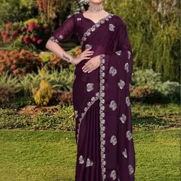 K 5 Fashion Embroidered Pure Georgette Saree-picture-28