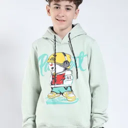 Monte Carlo Boys Graphic Printed Full Sleeves Hooded Pullover Sweatshirt-picture-58