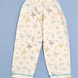 Freesia Array Unisex Kids Printed Night suit image 4