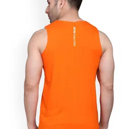 SLOWLORIS Pack Of 2 Graphic Printed Bio-Wash Combed Cotton Gym Vests image 2