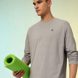 HRX by Hrithik Roshan Pure Cotton Long Sleeves Yoga T-shirt-picture-20