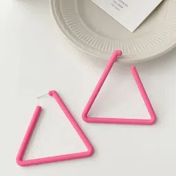 Senshi Geometrical Shaped Hoop Earrings-picture-24