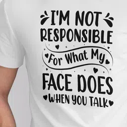 Seekbuylove Men Bio Finish Typography Printed Pure Cotton T-shirt image 3