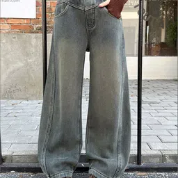 LULU & SKY Girls Wide Leg High-Rise Light Fade Stretchable Jeans-picture-24