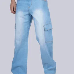 LINARIA Men Classic Boyfriend Fit Heavy Fade Jeans-image-90