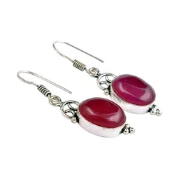 AAR Jewels Silver-Plated Alloy Quartz Drop Earrings-image-22