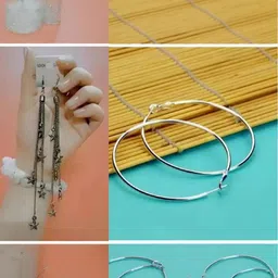 ZURIKRISHA Silver Alloy Earrings-picture-32
