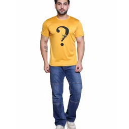 GREATMAN Men Graphic Printed Round Neck Slim Fit T-shirt image 2