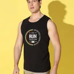 WOOSTRO Men Typography 2 Printed Pockets Slim Fit T-shirt image 3