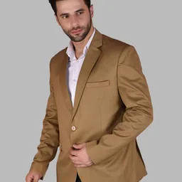 metronaut Men Solid Single Breasted Casual Blazer image 3