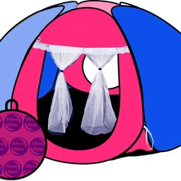 silver shine Star Tent Play House Patterns Foldable Popup Kids image 4