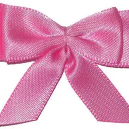 world wide villa Pink-1 Pink Satin Ribbon image 3