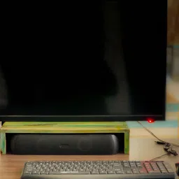 soulspiti Blue Wood Desktop Elevator image 3