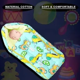 rumpes 3 in 1 Baby Bed, Baby Bedding for New Born & Carry Nest, Cotton Sleeping Bag Sleeping Bag image 2