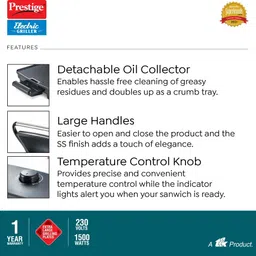 prestige Electric Grill image 5