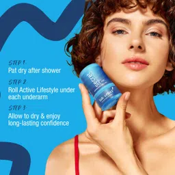 secret temptation Active Lifestyle and Talc Effect Deodorant Roll-on - For Women image 5