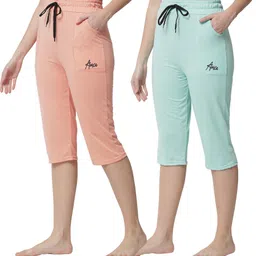 fit n fame Women Multicolor Capri-picture-21