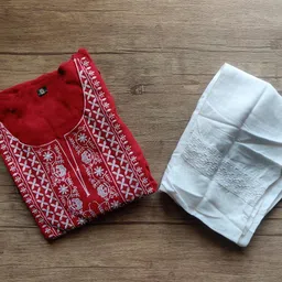 fulera Women Viscose Rayon Kurta Pant Set image 4