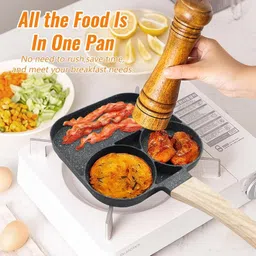 sr creation Cookware Kadai for Cooking Multi-Purpose Nonstick Fry Pan Cast Iron Frying Pan Fry Pan 12 cm diameter 12 L capacity image 2