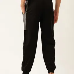 john players Cotton Black Side Pocket Joggers Men Pyjama image 5