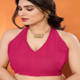 CATCHY FOREVER Woven Design Embroidered Pure Georgette Saree With Georgette Blouse Piece image 4