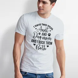 Seekbuylove Men Typography Printed Bio Finish T-shirt image 2