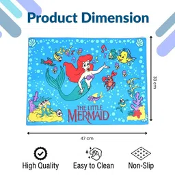 PRAKARTIK 6Pcs Blue & Red Digital Printed Table Placemats image 4