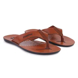 PENNEN Men Striped Thong Flip-Flops image 5