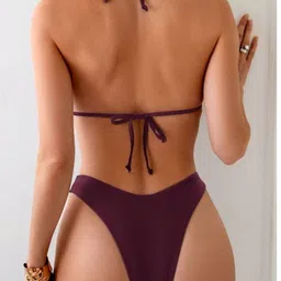 ENAYA STORE V-Neck Swim Bikini Set image 3