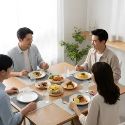 TASKHOUSE 4Pcs Charcoal & Grey Textured Table Placemats-picture-52