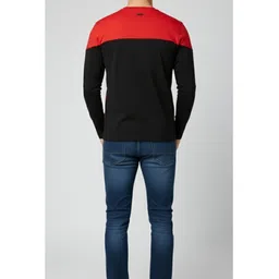 AUTNA Men Typography Colourblocked T-shirt image 3